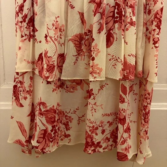 Reformation Fallon Floral Pink Maxi Dress - Picture 6 of 7